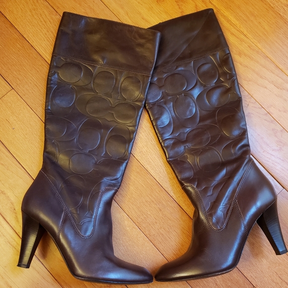 Woman's Coach Boots - Picture 1 of 3